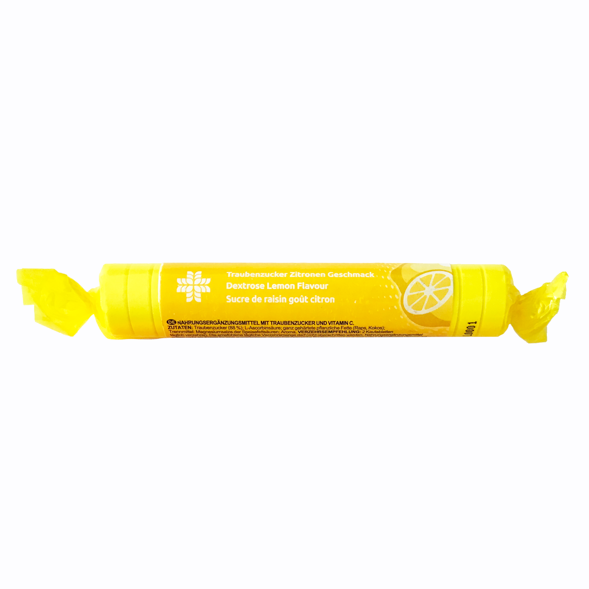 LIVSANE Dekstroze + C vitamīns košļājamās tabletes ar citronu garšu, 44 g