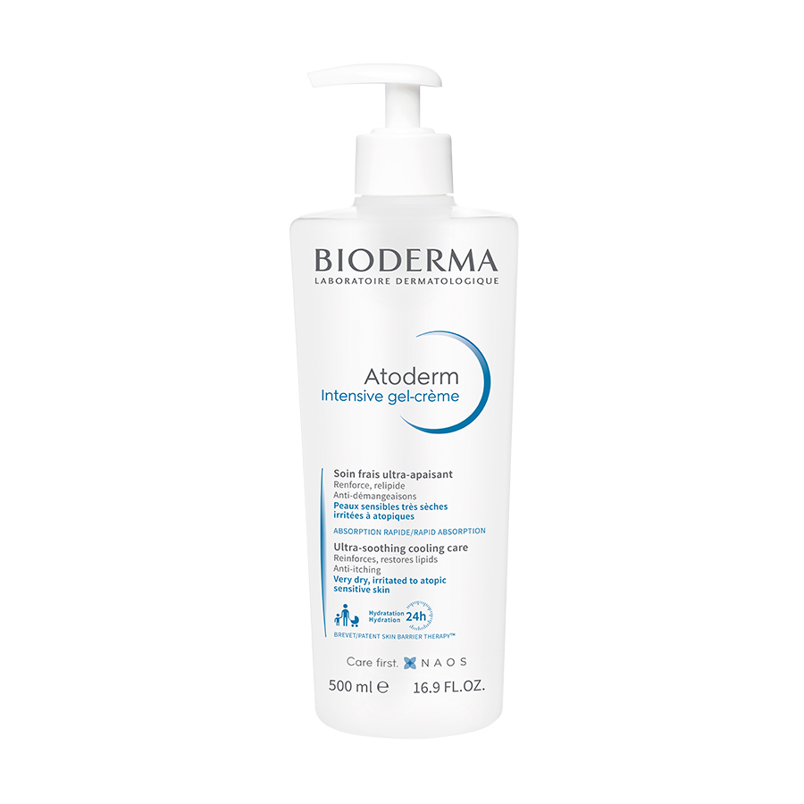 BIODERMA Atoderm Intensive Gel-Creme želejkrēms, 500 ml