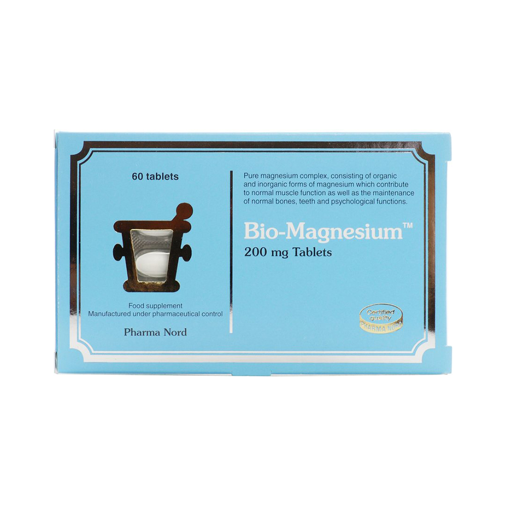 BioActive Magnesium 200mg, 60 tabletes