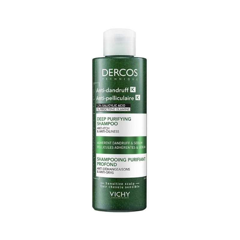 VICHY DERCOS ANTI DANDRUFF K šampūns - skrubis, 250 ml