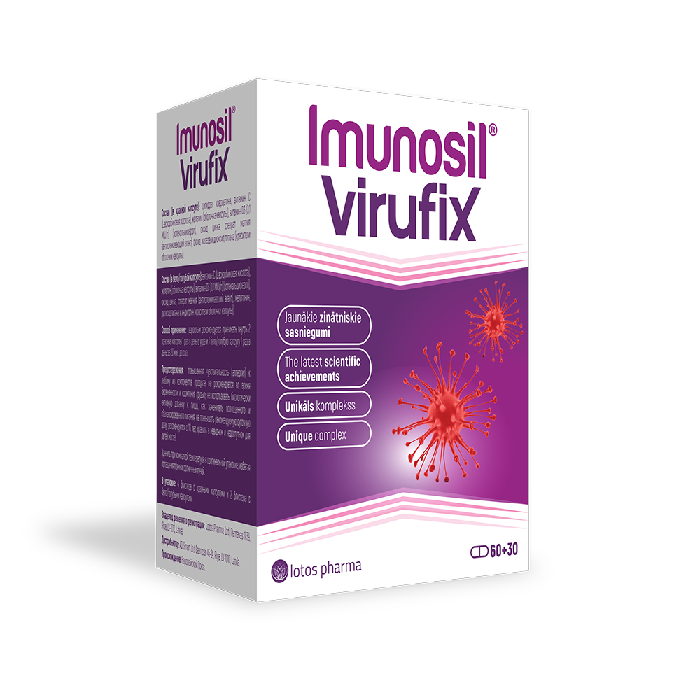 Imunosil Virufix, 60 + 30 kapsulas