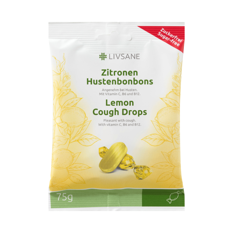 LIVSANE pretklepus ledenes ar citronu garšu, 75 g