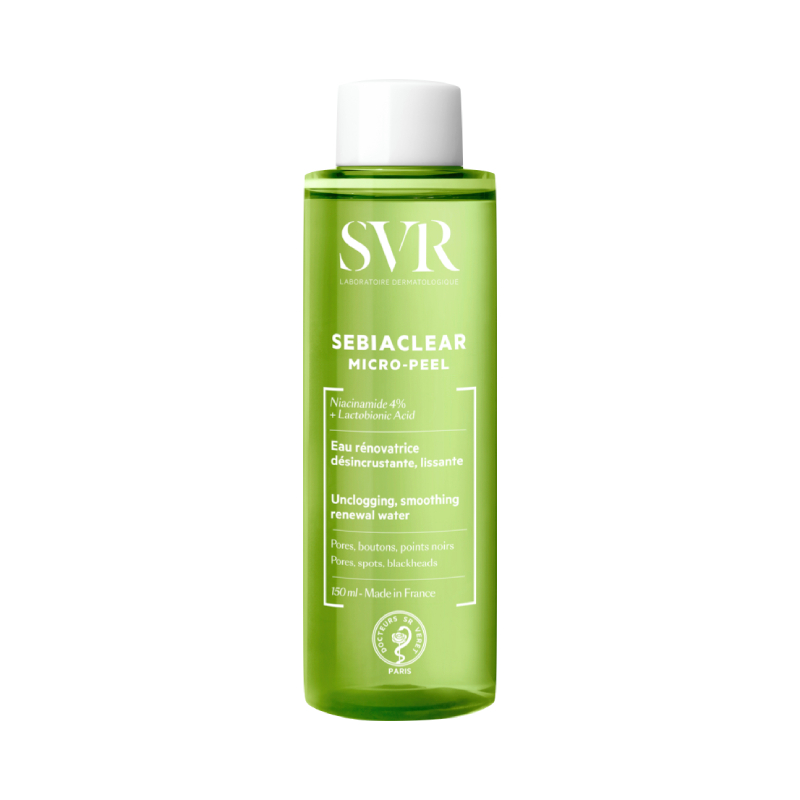 SVR attīrošs līdzeklis SEBICLEAR MICRO-PEEL, 150 ml