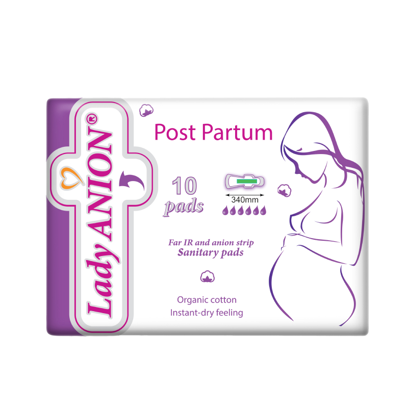 LADY ANION higiēniskās paketes Post Partum, 340mm, 10 gab.