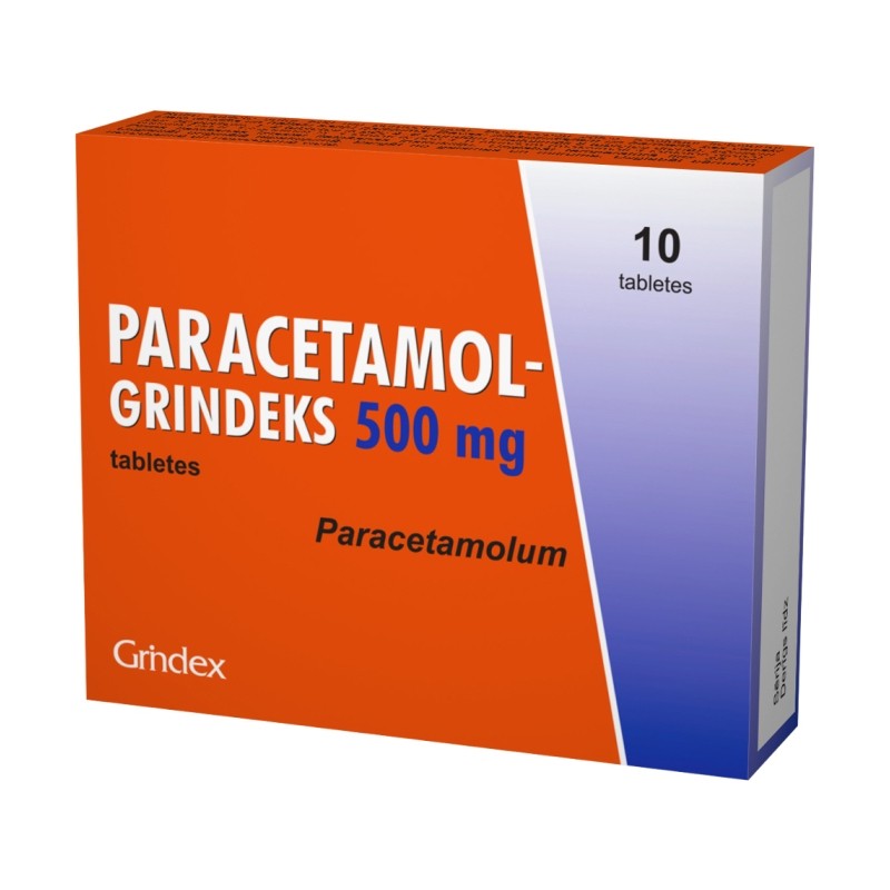 Paracetamol-Grindeks 500 mg tabletes