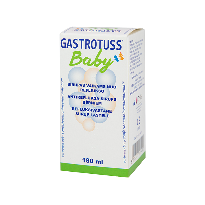 GASTROTUSS Baby® antirefluksa sīrups bērniem, 180ml
