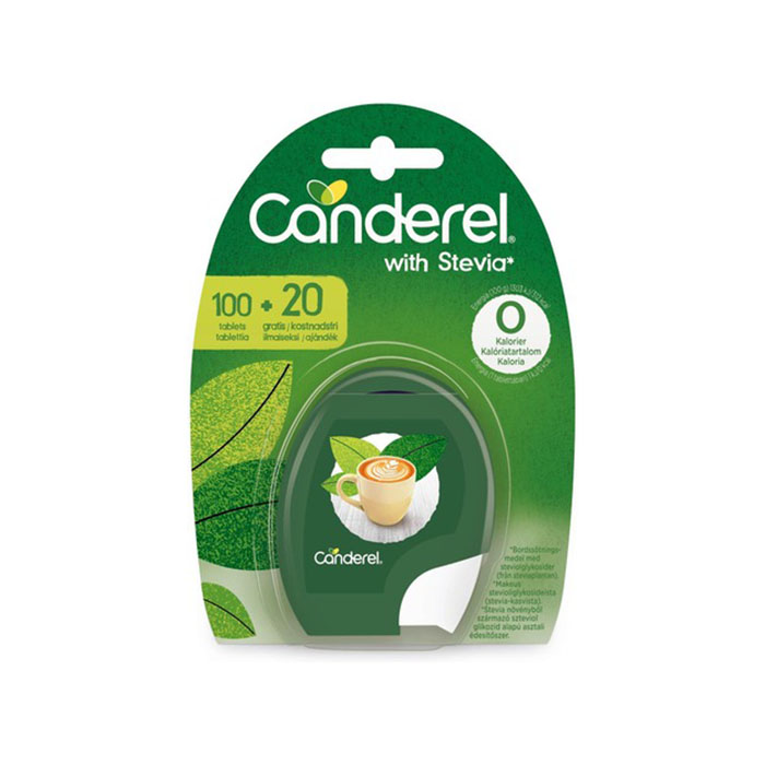 CANDEREL saldinātājs GREEN STEVIA, 120 šķīdināmās tabletes
