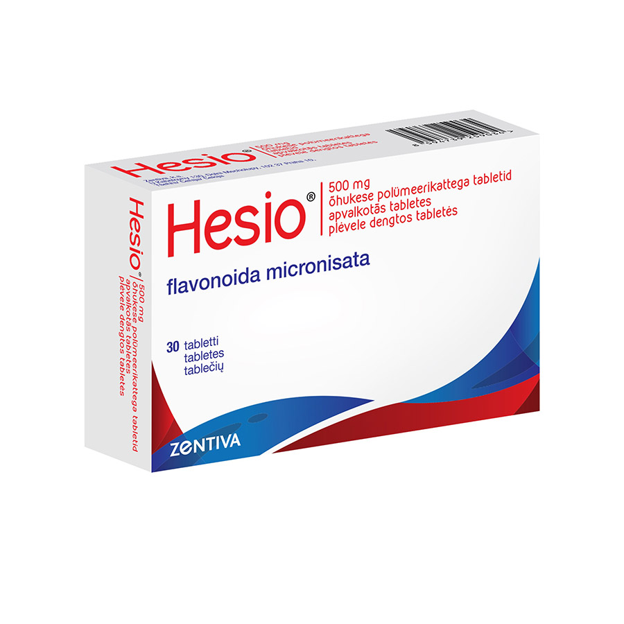Hesio 500 mg apvalkotās tabletes