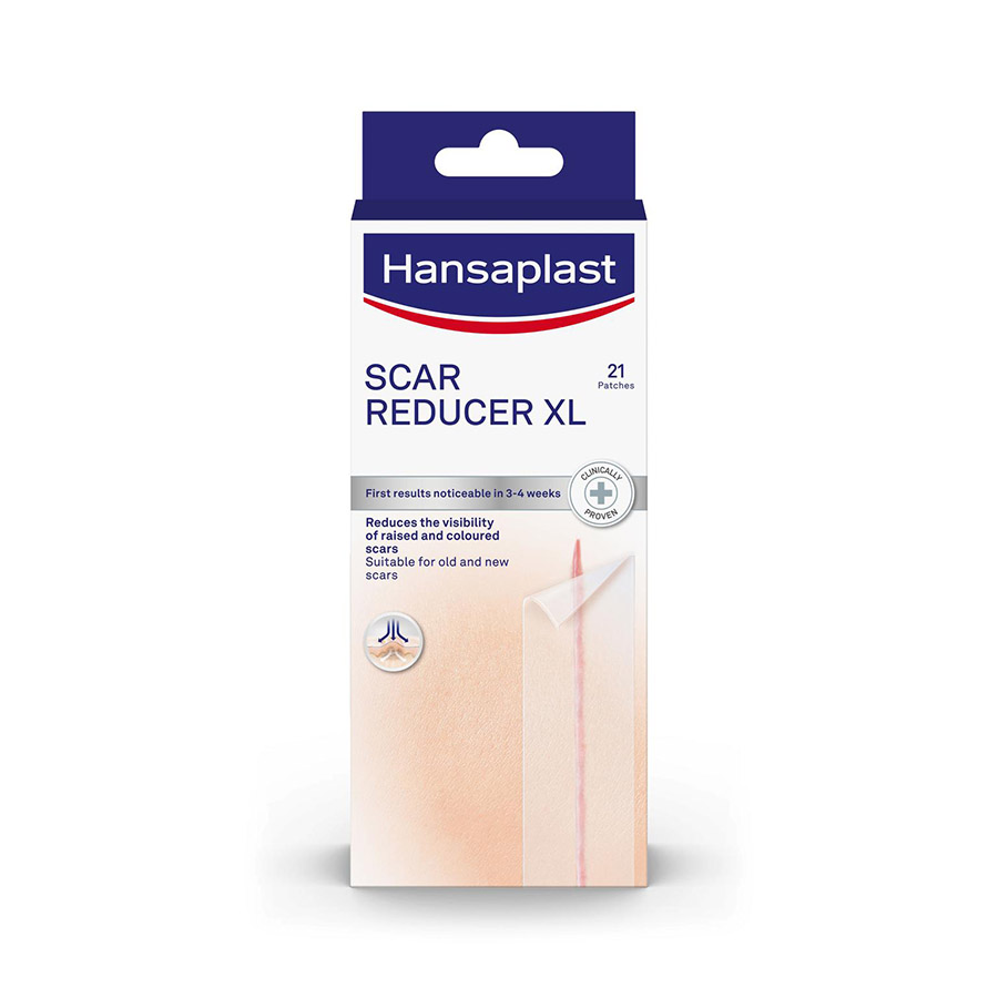 HANSAPLAST plāksteri hipertrofisku un keloīdu rētu aprūpei SCAR REDUCER, XL, 21 gab.