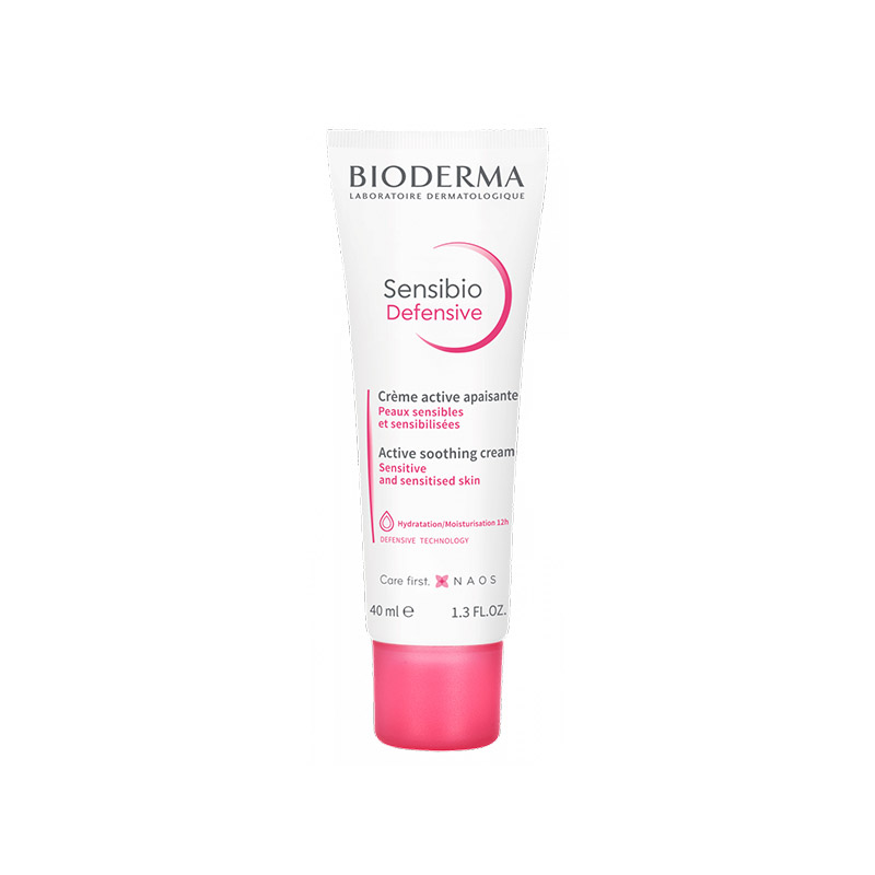 BIODERMA nomierinošs krēms jutīgai ādai SENSIBIO DEFENSIVE, 40 ml