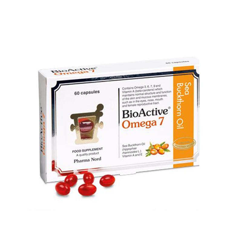 BIOACTIVE Omega 7 kapsulas, 60 gab.