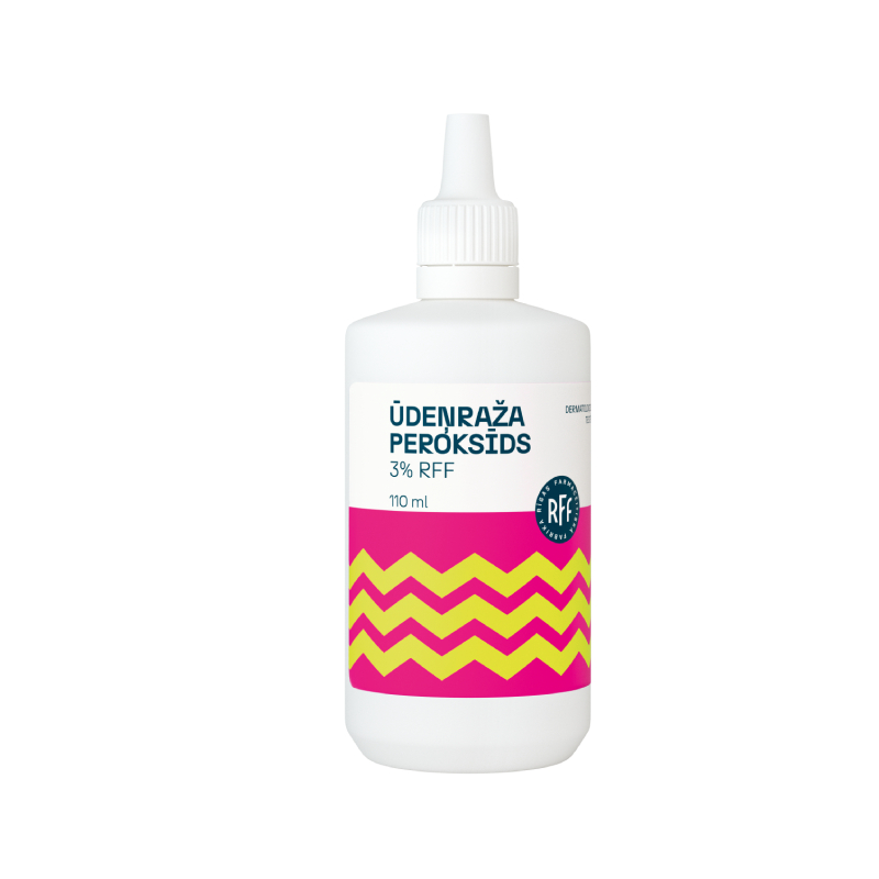 RFF Ūdeņraža peroksīda 3 % šķīdums, 110ml