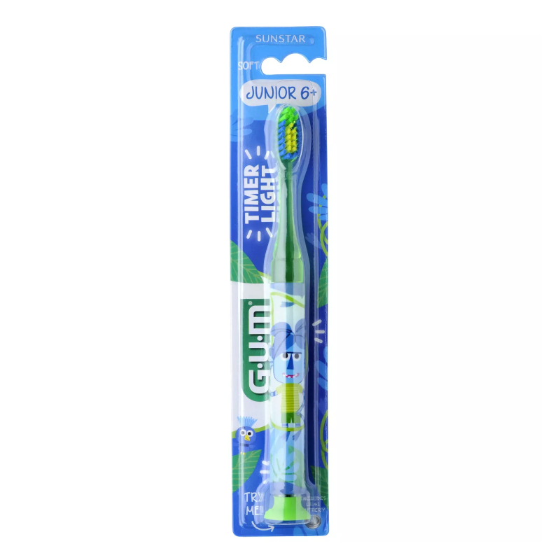GUM Junior Light Up zobu birste 6+ gadiem