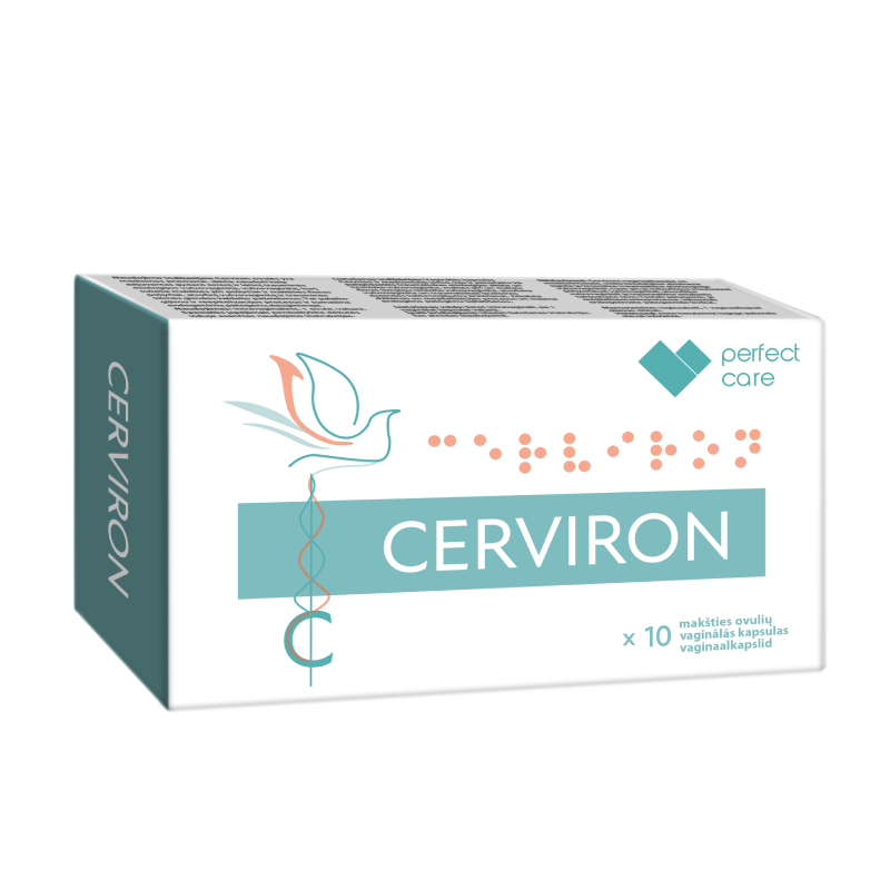 CERVIRON, 10 vaginālo kapsulu
