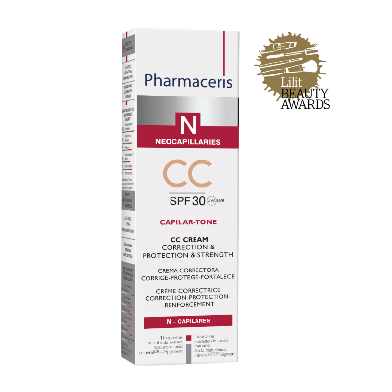 PHARMACERIS N.Capilar Tone CC krēms SPF30, 40 ml