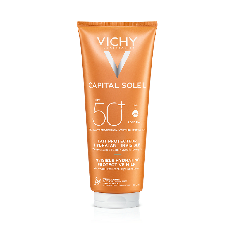 VICHY Capital Soleil Fresh Protective SPF 50+ pieniņš, 300 ml