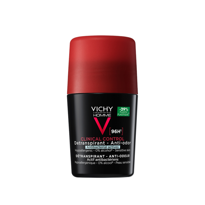 VICHY dezodorants-rullītis HOMME CLINICAL CONTROL 96h., 50 ml
