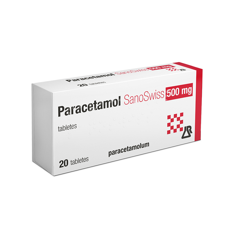 Paracetamol SanoSwiss 500 mg tabletes
