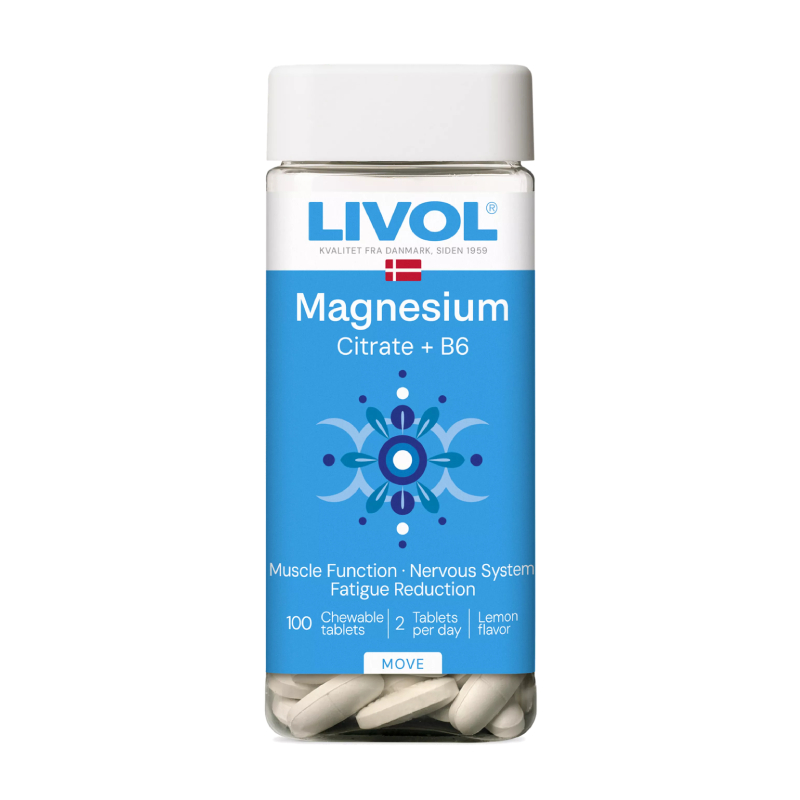LIVOL EXTRA Magnija Citrāts + B6, 100 tabletes