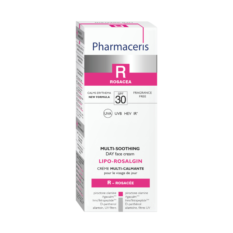 Pharmaceris Lipo - Rosalgin nomierinošs dienas sejas krēms SPF30, 30 ml