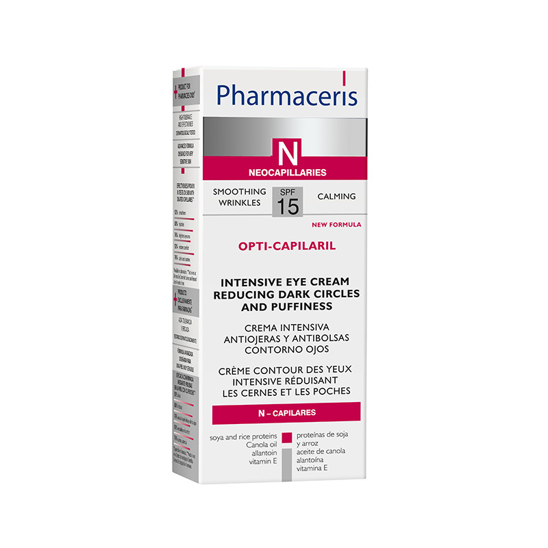 PHARMACERIS N krēms ādai ap acīm OPTI-CAPILARIL, 15 ml