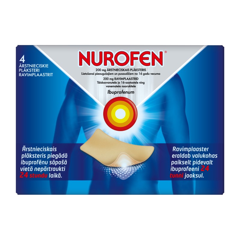 Nurofen 200 mg ārstnieciskais plāksteris