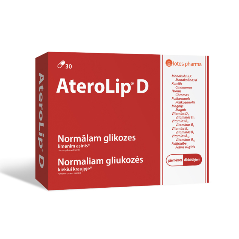 Aterolip D, 30 kapsulas