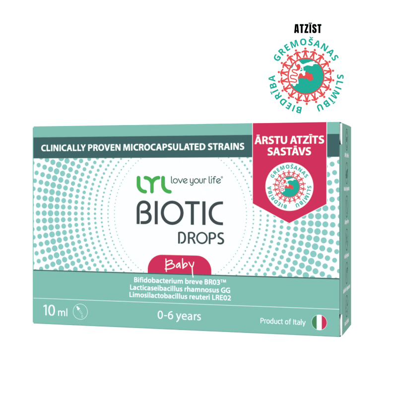 LYL Biotic Baby Drops pilieni, 10ml