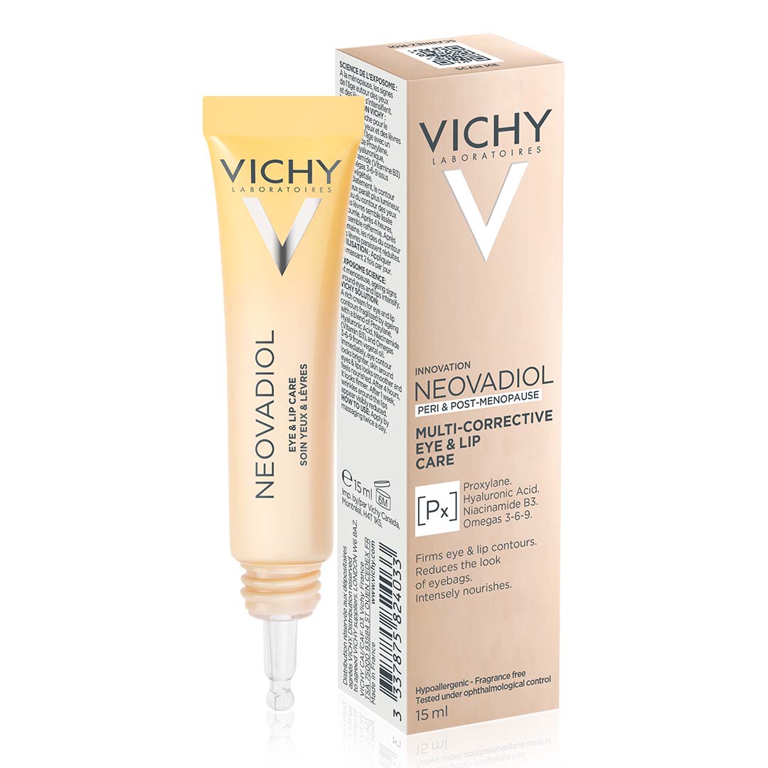 Vichy neovadiol koriģējošs pretgrumbu krēms ādai ap acīm un lūpām, 15 ml