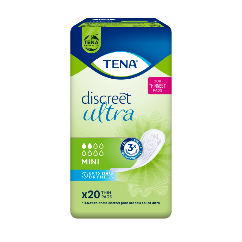 TENA Discreet Mini Pad paketes, 20 gb.