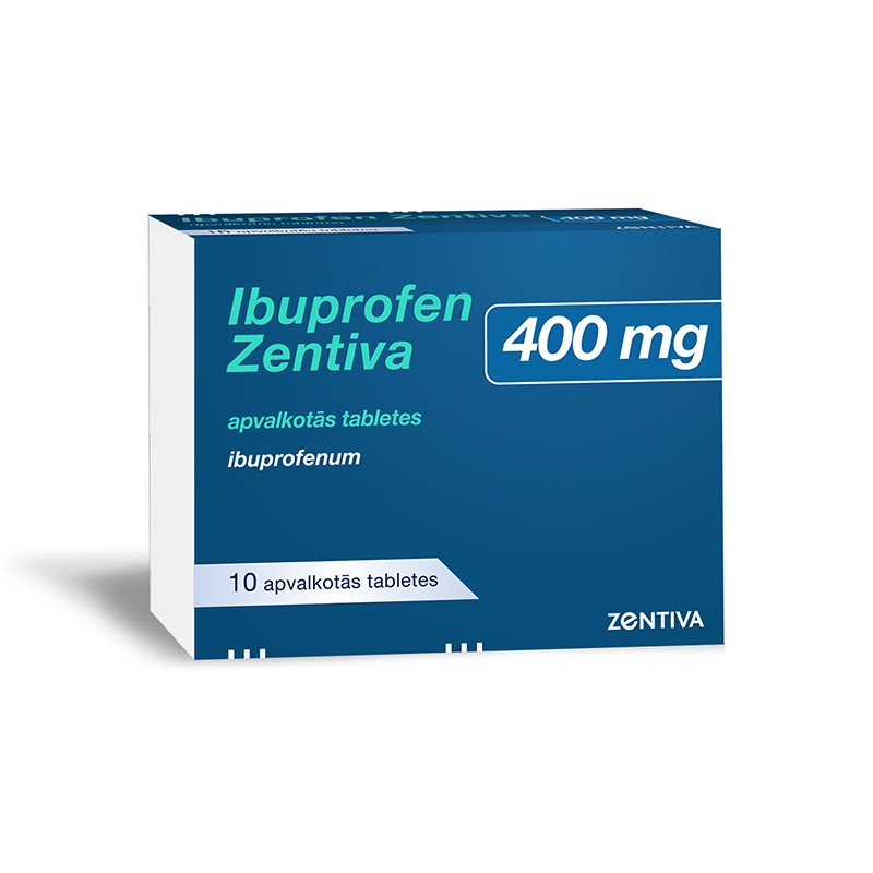 Ibuprofen Zentiva 400 mg apvalkotās tabletes