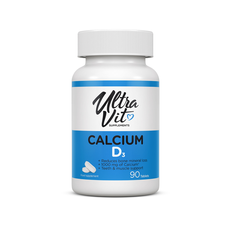 ULTRAVIT   Calcium&Vitamin D3 tabletes, 90 gab.