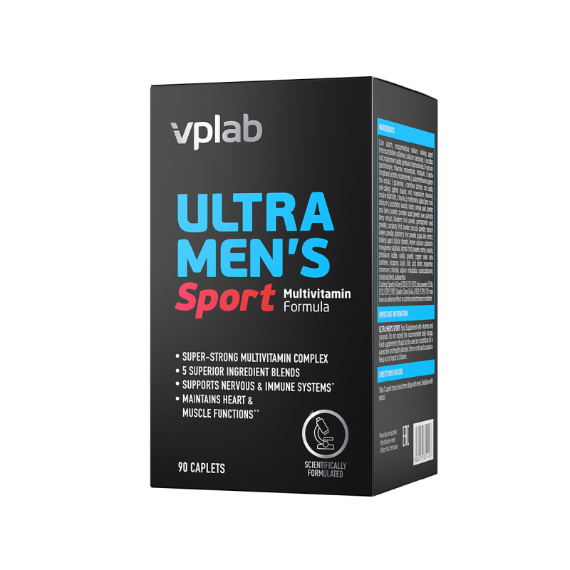 VPLAB Multivitamin Formula ULTRA MEN'S, 90 kapsulas