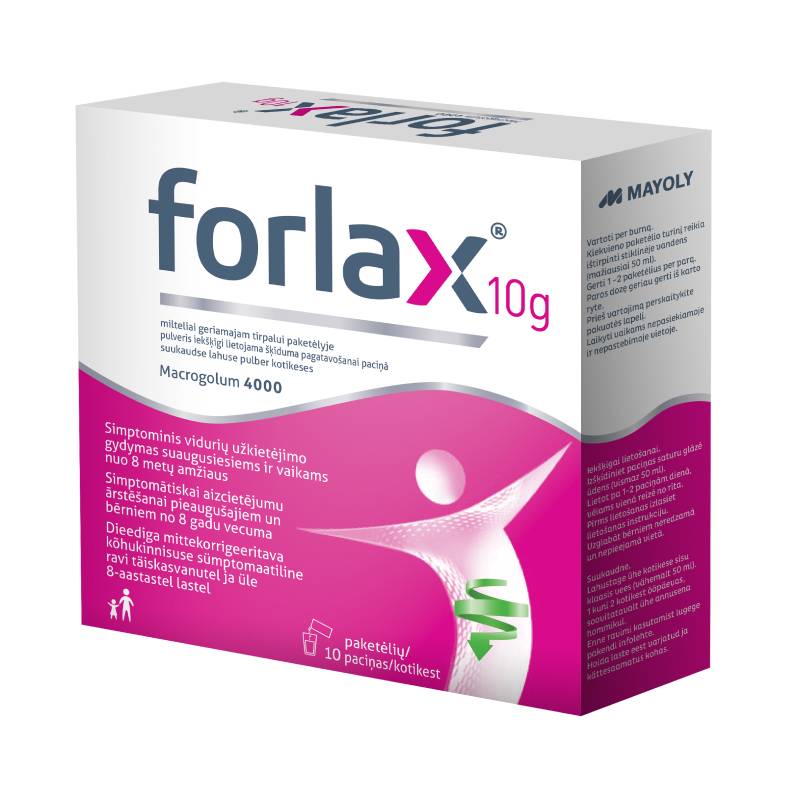 FORLAX 10 g pulveris, 10 gab.