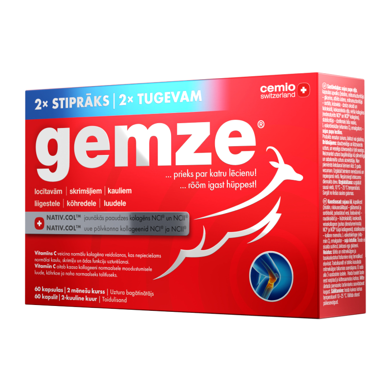 CEMIO GEMZE 2x stiprāks, 60 gab