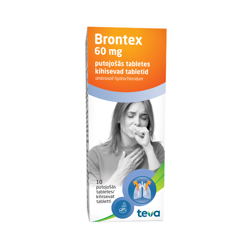 Brontex 60 mg putojošās tabletes