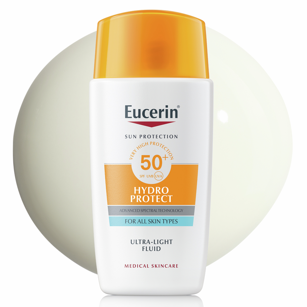 EUCERIN īpaši viegls sejas fluīds Sun Hydro Protect SPF50, 50 ml