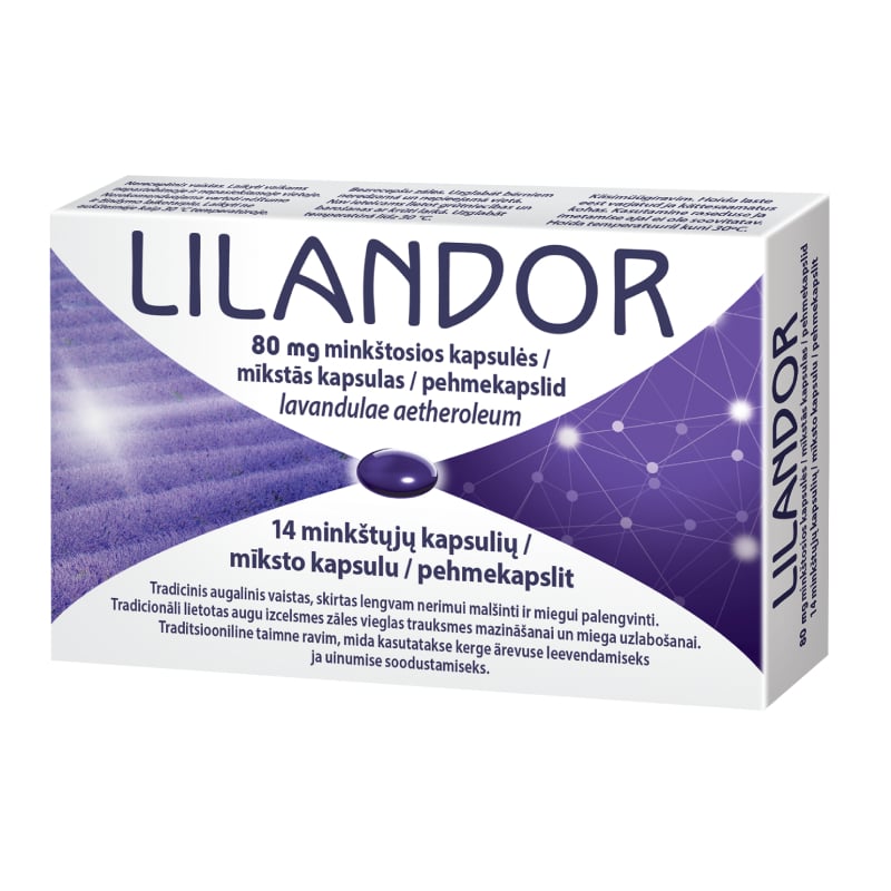 Lilandor 80 mg mīkstās kapsulas