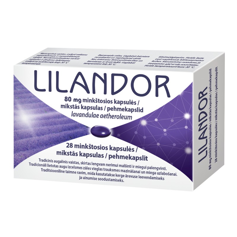 Lilandor 80 mg mīkstās kapsulas