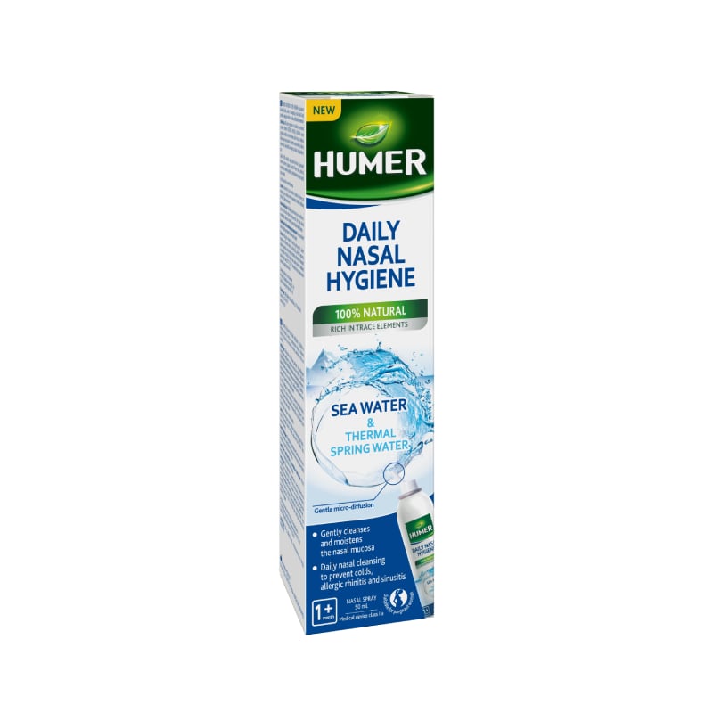 HUMER aerosols deguna dobuma higiēnai ar termālo ūdeni, 50 ml