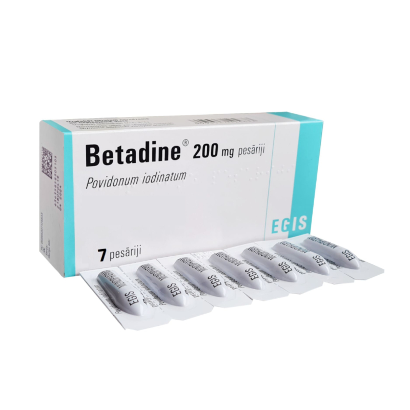 Betadine 200 mg pesāriji