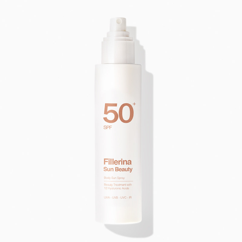 FILLERINA ķermeņa sauļošanās sprejs  SPF 50+, 200 ml