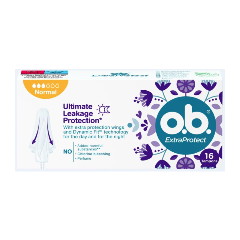 O.B. ExtraProtect Normal higiēniskie tamponi N16