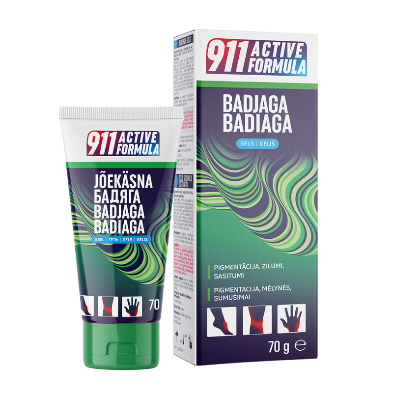 911 Active formula Badjaga gels, 70g