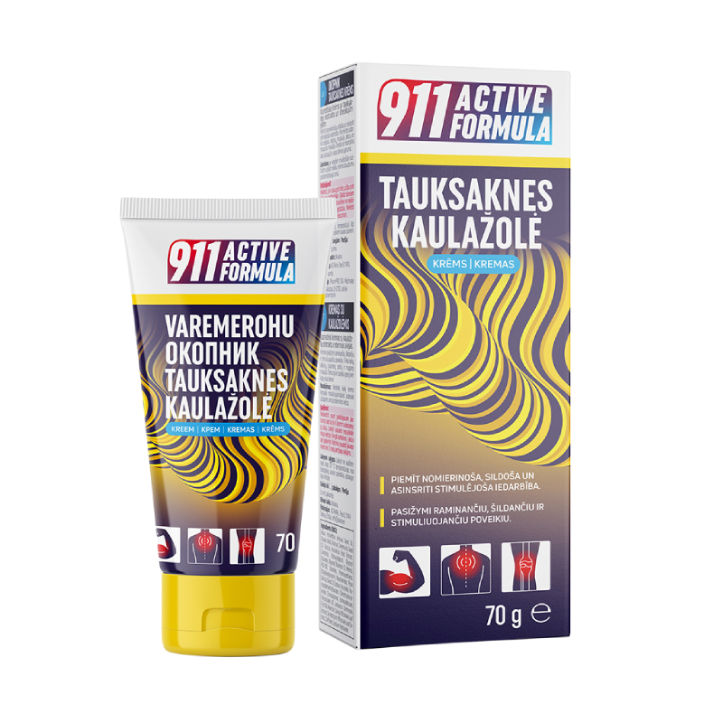 911 Active formula Tauksaknes krēms, 70 g
