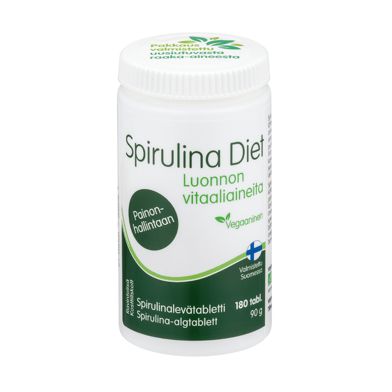 HKK SPIRULINA DIET tabletes, 180 gab.