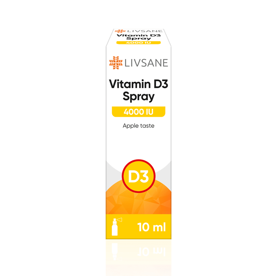 LIVSANE Vitamin D3 Spray 4000 IU