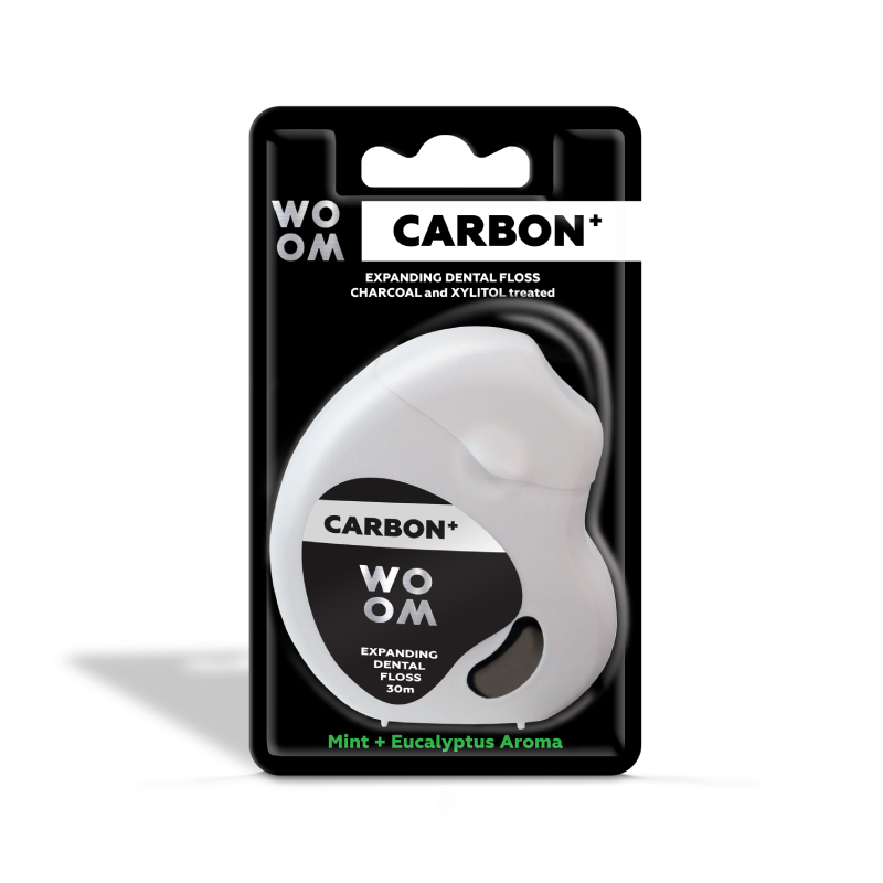 WOOM Carbon + Expanding 30m zobu diegs, 1 gab.
