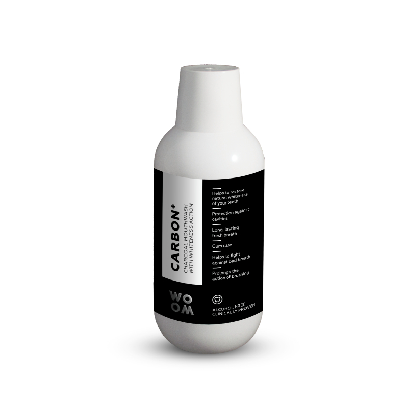 Woom Carbon+ mutes skalojamais līdzeklis, 500 ml