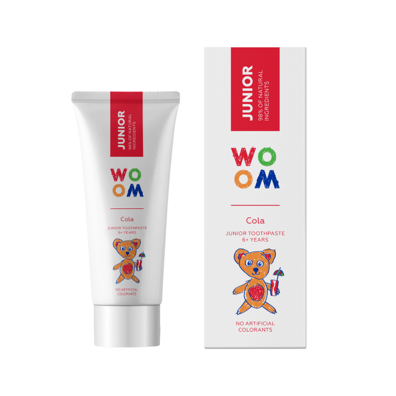 Woom Junior Colas zobupasta 6+ gadi, 50 ml